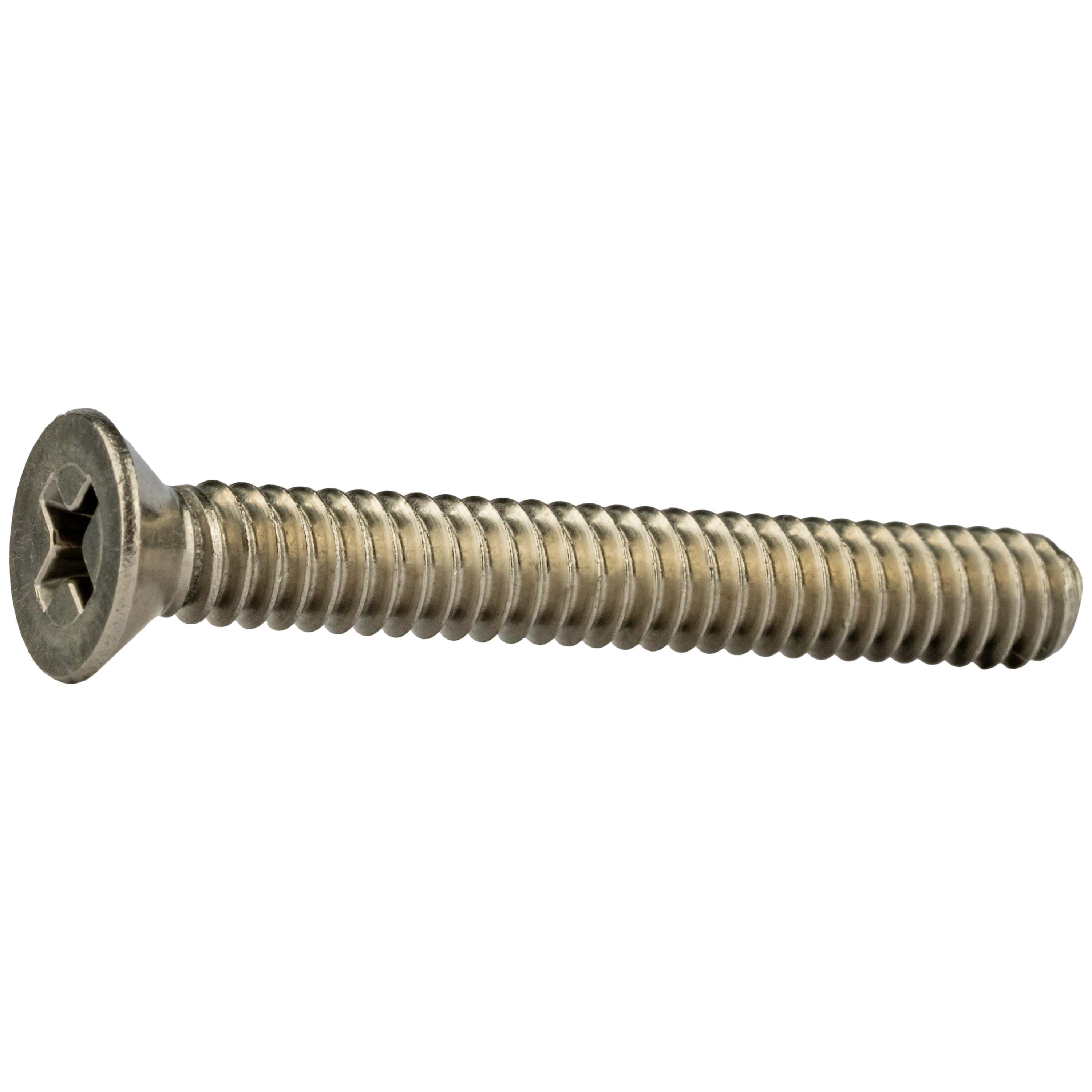 18/8 Machine Screws - Phillips Flat Head